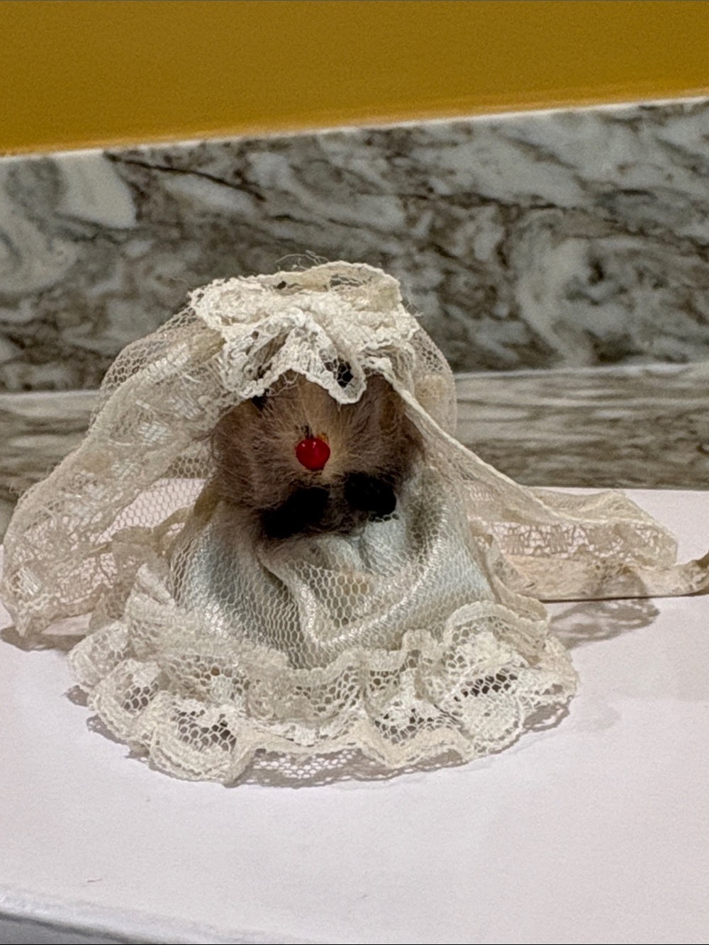 Vintage Mouse Bride. Mini